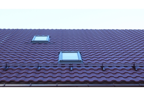 Металлочерепица "Кредо" ("Kredo") v01 0,5 Satin Matt RAL 3005 красное вино ПрофЛайн, купить Металлочерепица "Кредо" ("Kredo") v01 0,5 Satin Matt RAL 3005 красное вино в ПрофЛайн