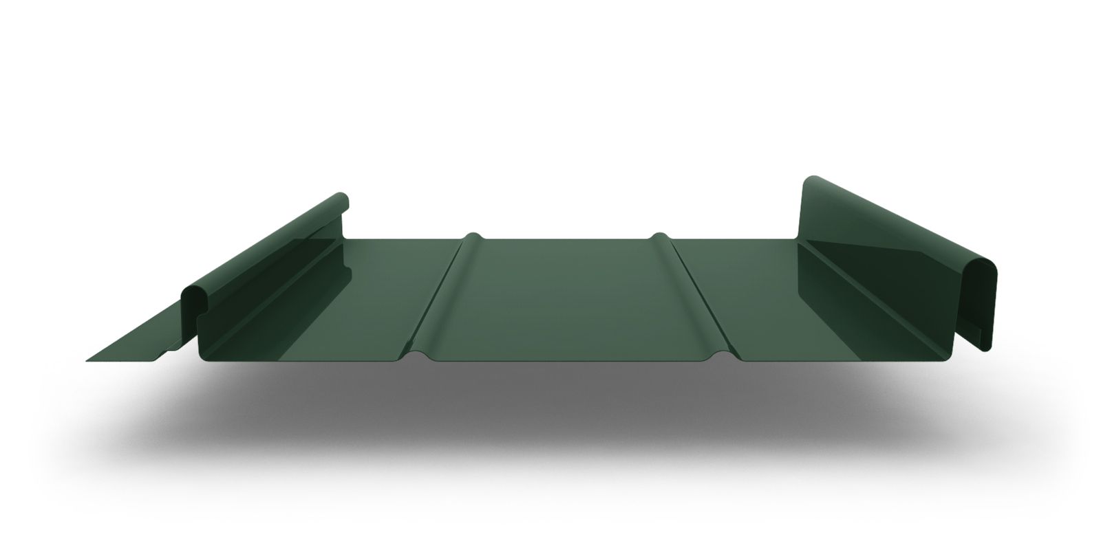 Кликфальц Line с покрытием Полиэстер, толщина 0,70 мм, цвет RAL 6005 ПрофЛайн, купить Кликфальц Line с покрытием Полиэстер, толщина 0,70 мм, цвет RAL 6005 в ПрофЛайн