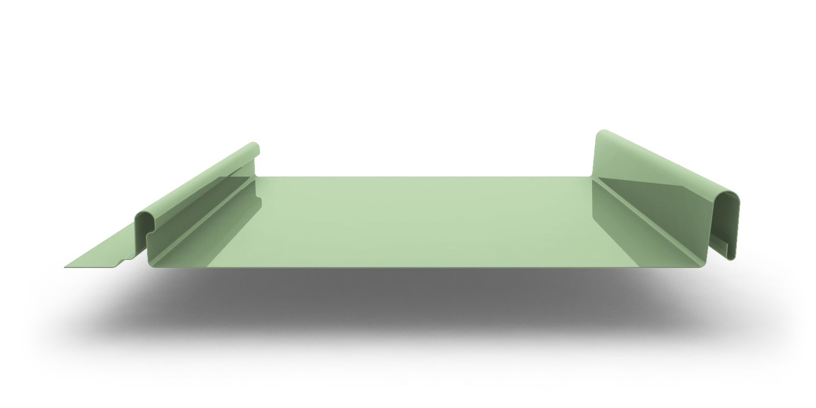 Кликфальц Mini с покрытием Полиэстер, толщина 0,45 мм, цвет RAL 6019 ПрофЛайн, купить Кликфальц Mini с покрытием Полиэстер, толщина 0,45 мм, цвет RAL 6019 в ПрофЛайн