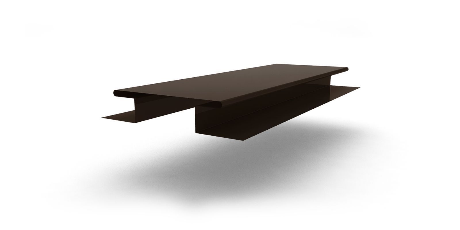 Планка стыковочная сложная с покрытием GreenCoat® Pural®, цвет RR 32 ПрофЛайн, купить Планка стыковочная сложная с покрытием GreenCoat® Pural®, цвет RR 32 в ПрофЛайн