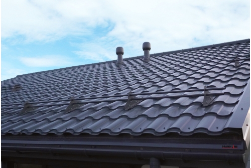 Металлочерепица "Кредо" ("Kredo") v01 0,5 Satin RAL 7024 мокрый асфальт ПрофЛайн, купить Металлочерепица "Кредо" ("Kredo") v01 0,5 Satin RAL 7024 мокрый асфальт в ПрофЛайн