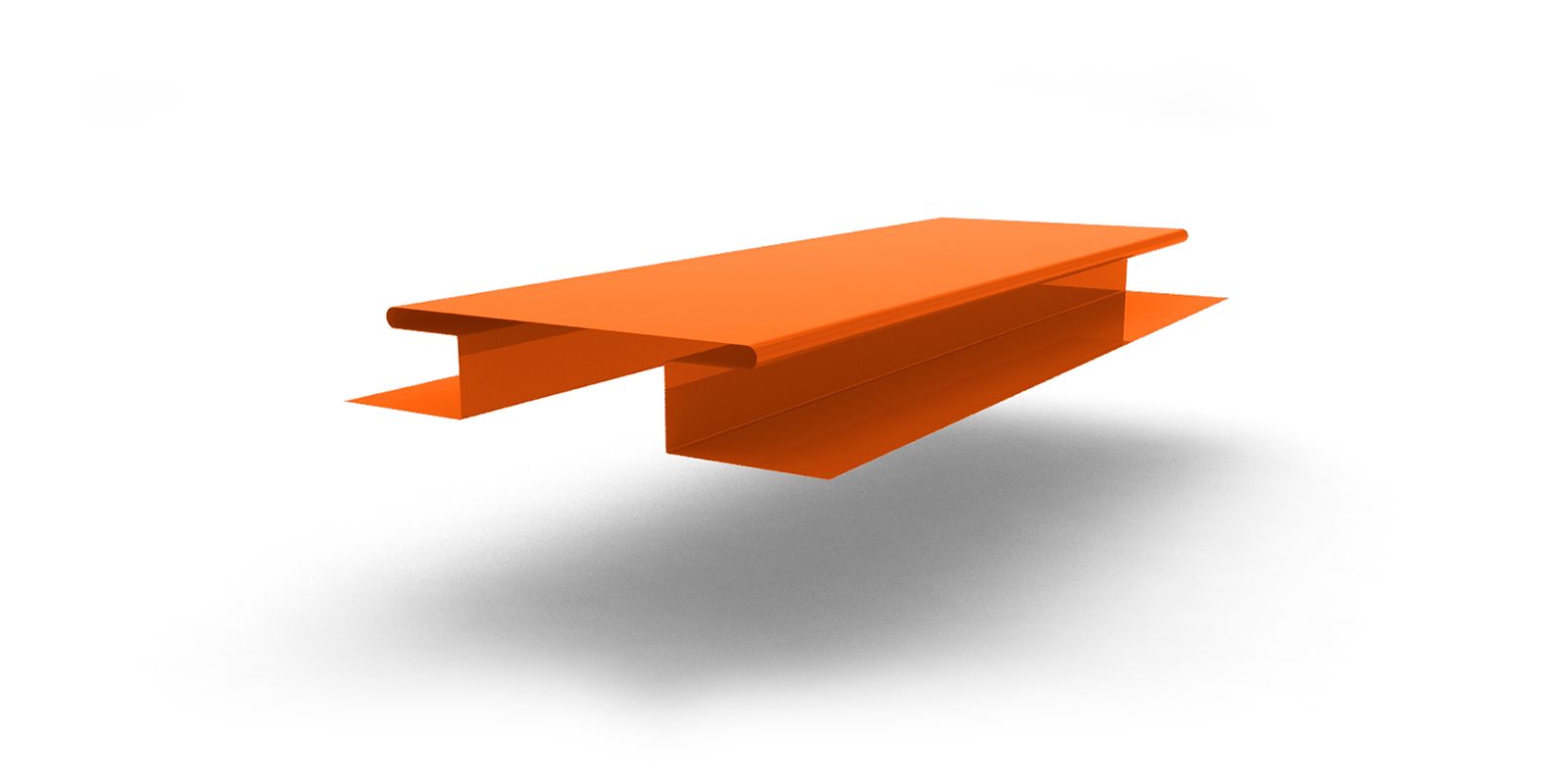 Планка стыковочная сложная с покрытием Полиэстер, цвет RAL 2004 ПрофЛайн, купить Планка стыковочная сложная с покрытием Полиэстер, цвет RAL 2004 в ПрофЛайн