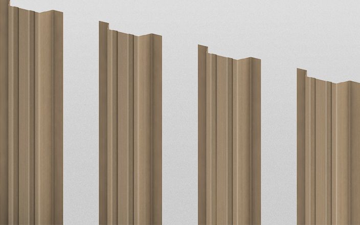 Штакетник металлический прямоугольный, цвет рябина, длина 1,8 м, односторонняя окраска ПрофЛайн, купить Штакетник металлический прямоугольный, цвет рябина, длина 1,8 м, односторонняя окраска в ПрофЛайн