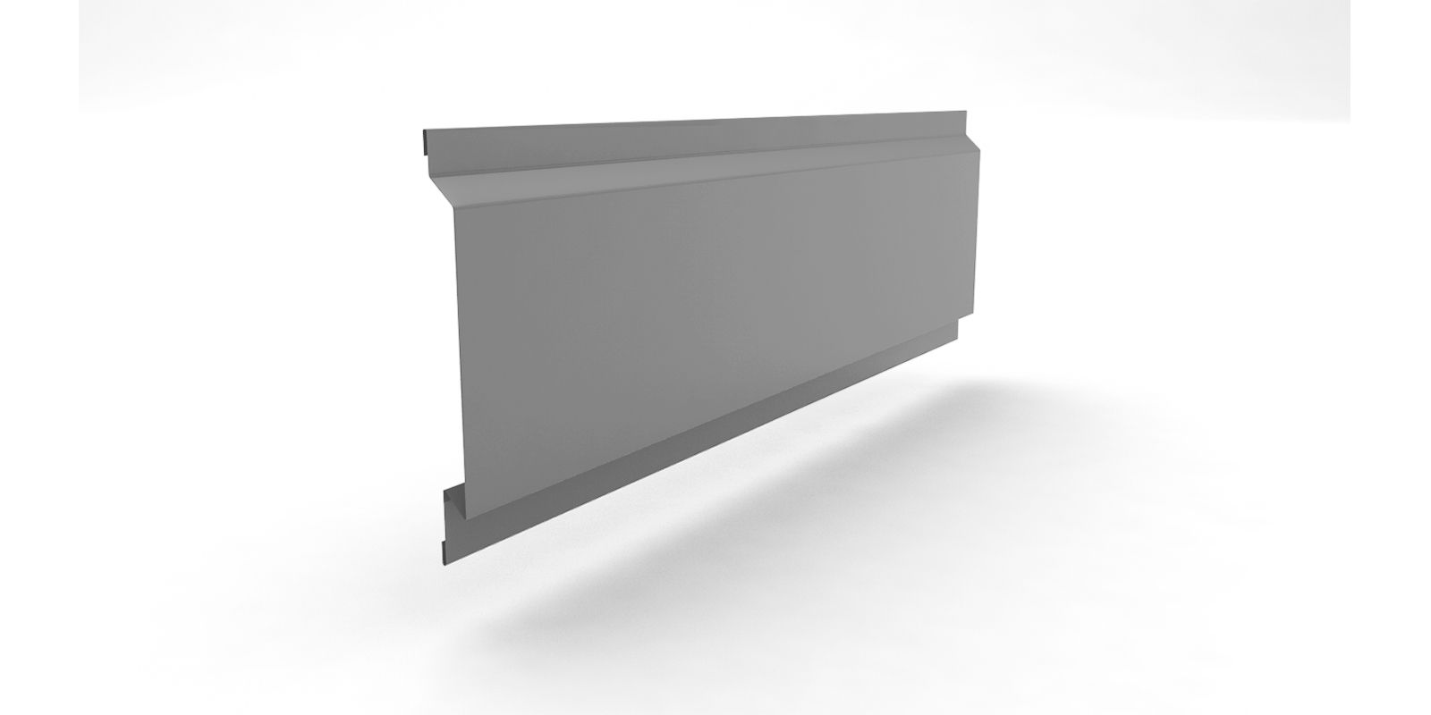 Планка горизонтального стыка сэндвич-панелей с покрытием Полиэстер, цвет RAL 7004 ПрофЛайн, купить Планка горизонтального стыка сэндвич-панелей с покрытием Полиэстер, цвет RAL 7004 в ПрофЛайн