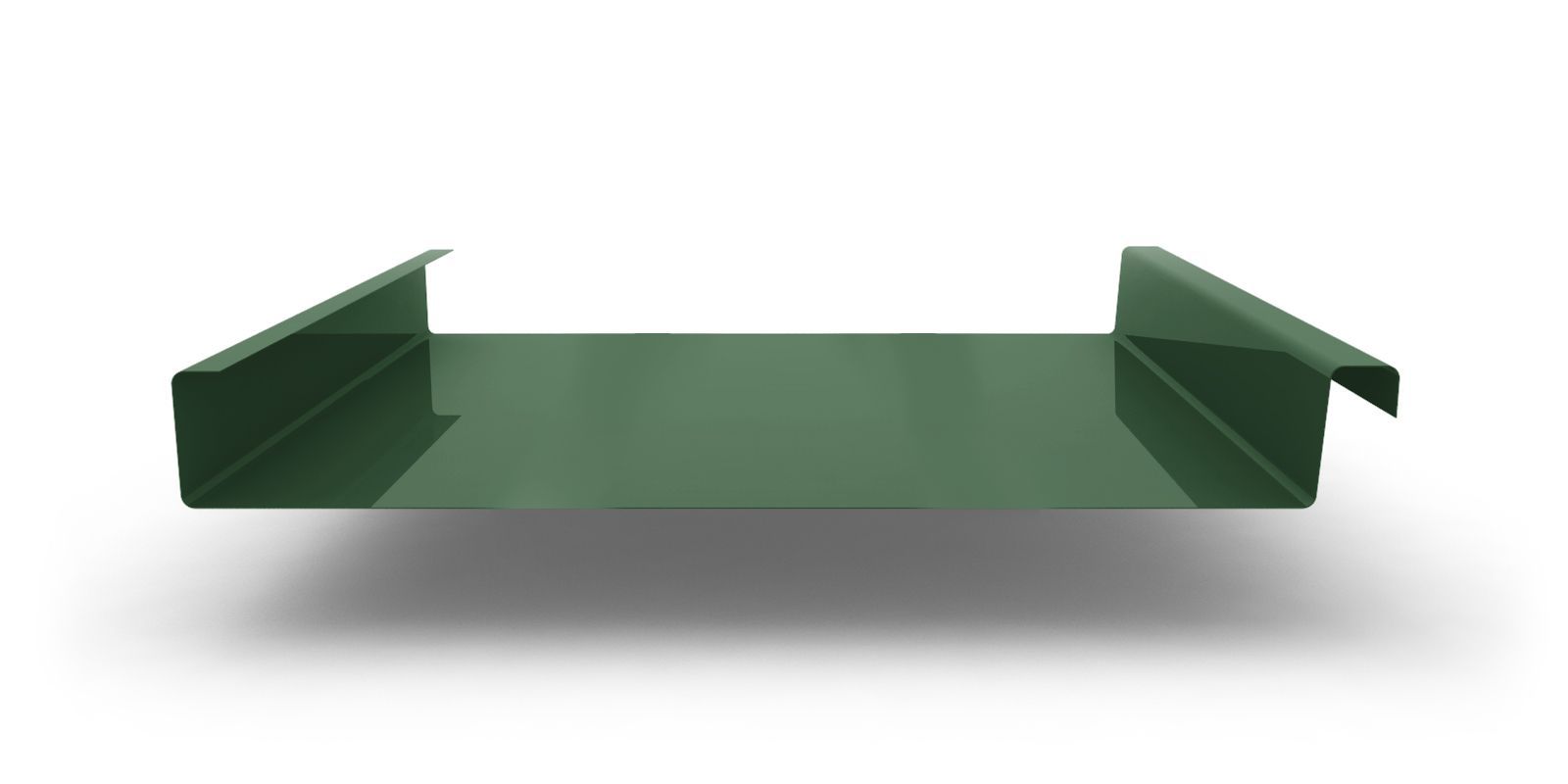 Двойной стоячий фальц гладкий с покрытием PURMAN®, толщина 0,50 мм, цвет Tourmalin ПрофЛайн, купить Двойной стоячий фальц гладкий с покрытием PURMAN®, толщина 0,50 мм, цвет Tourmalin в ПрофЛайн