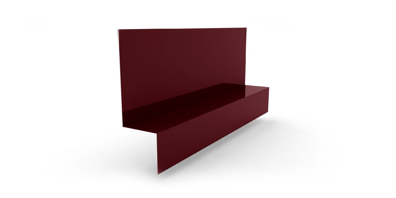 Планка начальная кассетная с покрытием GreenCoat® Pural®, цвет RR 29 ПрофЛайн, купить Планка начальная кассетная с покрытием GreenCoat® Pural®, цвет RR 29 в ПрофЛайн