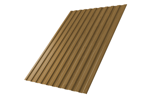 Профнастил С8A v03 Grand Line 0,45 Print Elite Honey Wood TwinColor Профлайн