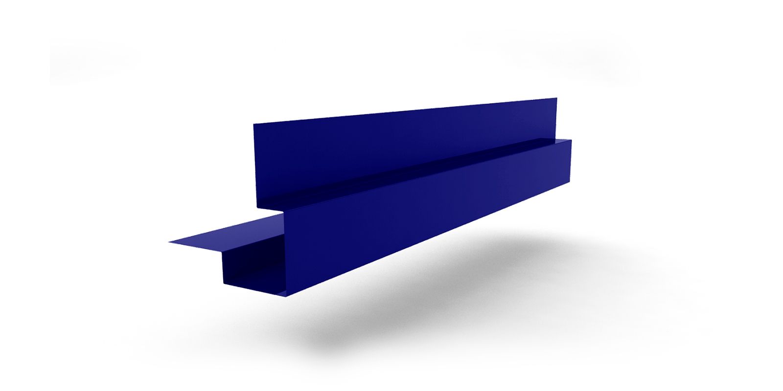 Планка угла наружного линеарного 50х50х3000 с покрытием PVDF, цвет RAL 5002 ПрофЛайн, купить Планка угла наружного линеарного 50х50х3000 с покрытием PVDF, цвет RAL 5002 в ПрофЛайн