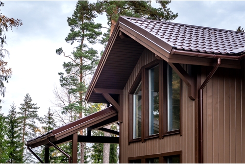 Металлочерепица Классик ("Classic") v02 0,5 Satin RAL 8017 шоколад ПрофЛайн, купить Металлочерепица Классик ("Classic") v02 0,5 Satin RAL 8017 шоколад в ПрофЛайн