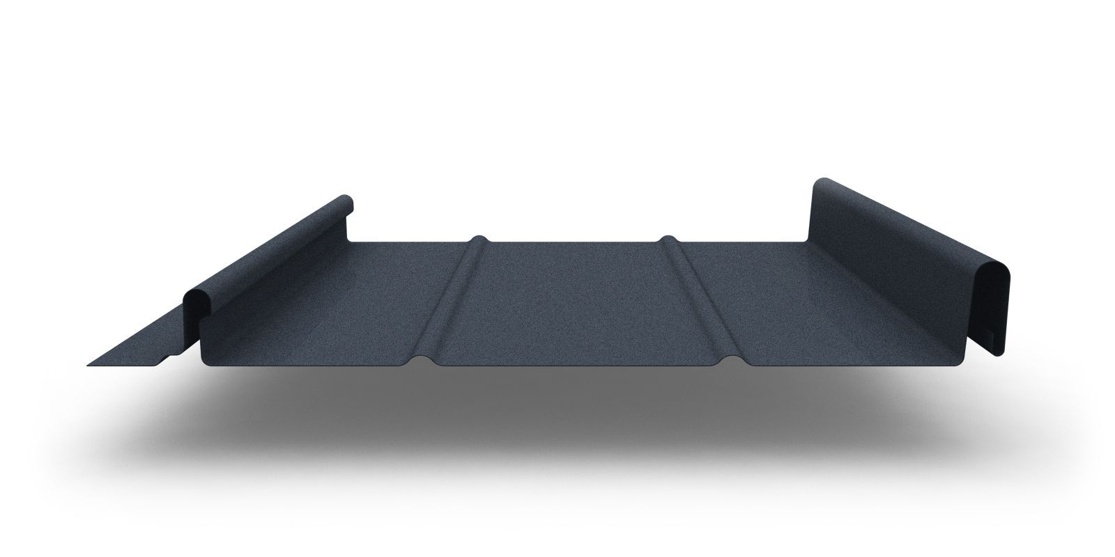 Кликфальц Line с покрытием Стальной бархат, толщина 0,50 мм, цвет RAL 7011 ПрофЛайн, купить Кликфальц Line с покрытием Стальной бархат, толщина 0,50 мм, цвет RAL 7011 в ПрофЛайн