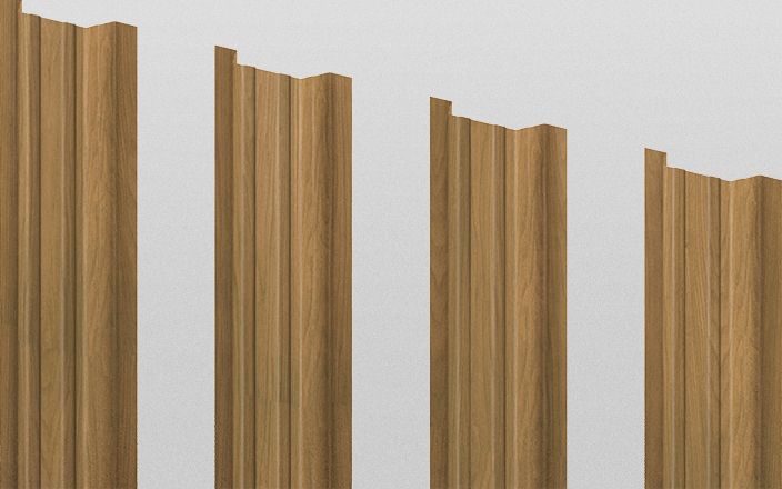 Штакетник металлический прямоугольный, цвет золотистый дуб, длина 2 м, односторонняя окраска ПрофЛайн, купить Штакетник металлический прямоугольный, цвет золотистый дуб, длина 2 м, односторонняя окраска в ПрофЛайн