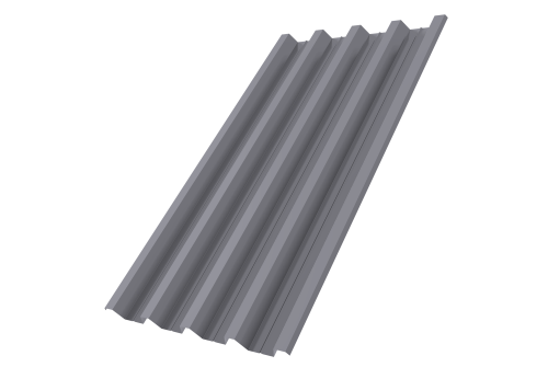 Профнастил Н60R v01 Grand Line 0,5 Satin RAL 7004 сигнальный серый Профлайн