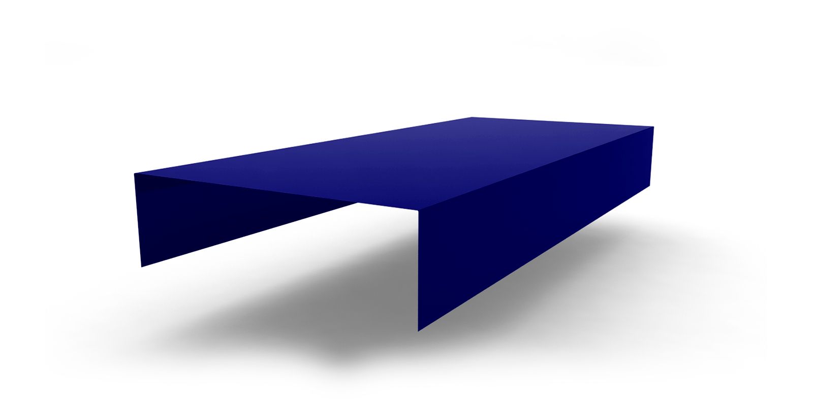 Планка заделки торца сэндвич-панелей с покрытием Полиэстер, цвет RAL 5002 ПрофЛайн, купить Планка заделки торца сэндвич-панелей с покрытием Полиэстер, цвет RAL 5002 в ПрофЛайн