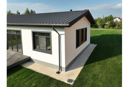 Металлочерепица "Камея" ("Kamea") v02 0,5 Satin Matt RAL 7024 мокрый асфальт ПрофЛайн, купить Металлочерепица "Камея" ("Kamea") v02 0,5 Satin Matt RAL 7024 мокрый асфальт в ПрофЛайн