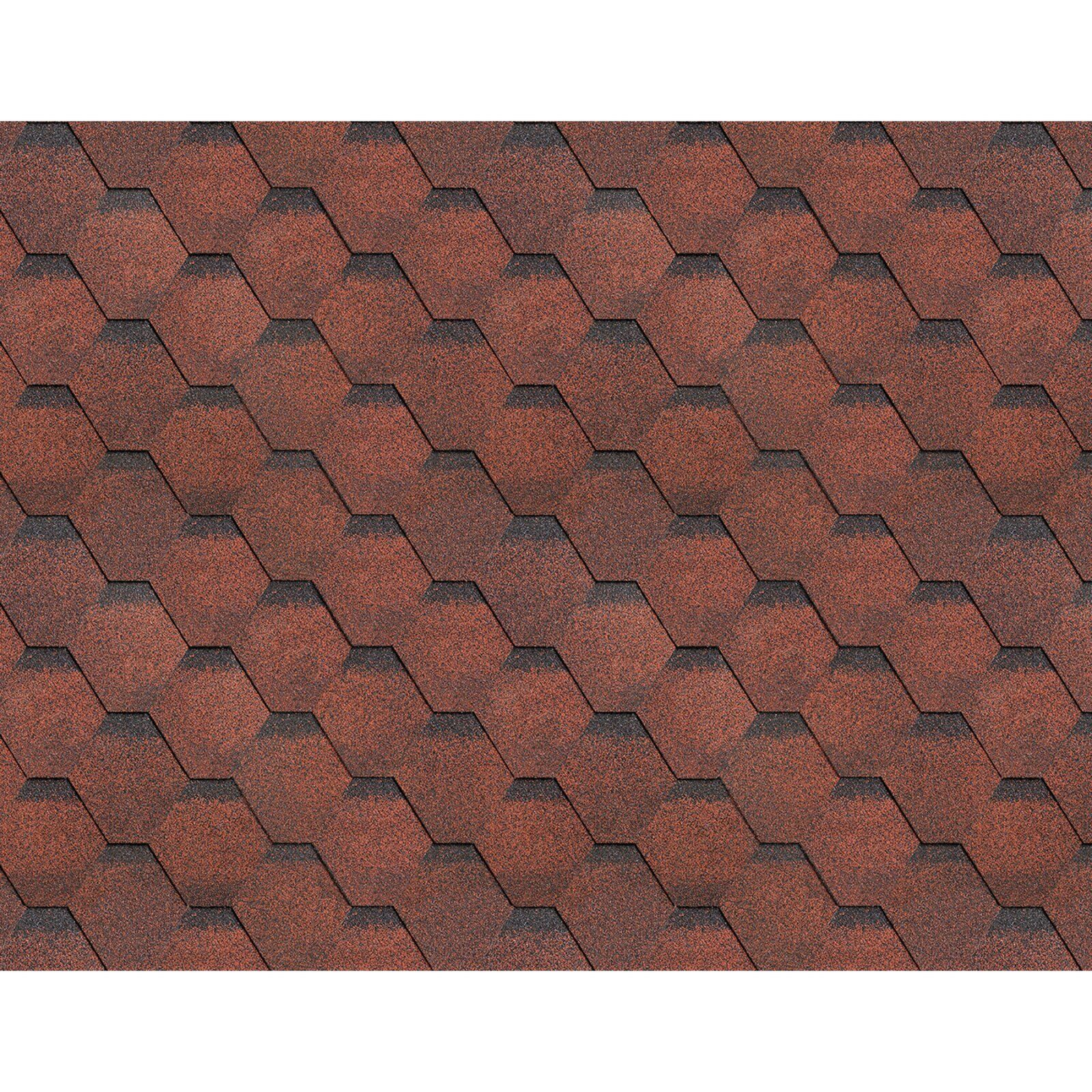 Гибкая черепица Соната, цвет красный ПрофЛайн, купить Гибкая черепица Соната, цвет красный в ПрофЛайн