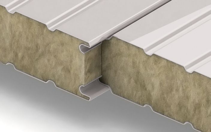 Стеновые сэндвич-панели с наполнителем из минеральной ваты толщиной 50 мм, ширина 1000 мм, цвет RAL 7047, ГОСТ 32603-2021 ПрофЛайн, купить Стеновые сэндвич-панели с наполнителем из минеральной ваты толщиной 50 мм, ширина 1000 мм, цвет RAL 7047, ГОСТ 32603-2021 в ПрофЛайн