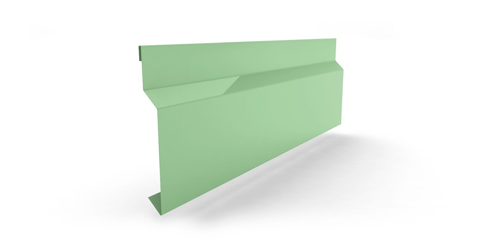 Планка отлива цокольного для сэндвич-панелей с покрытием Полиэстер, цвет RAL 6019 ПрофЛайн, купить Планка отлива цокольного для сэндвич-панелей с покрытием Полиэстер, цвет RAL 6019 в ПрофЛайн