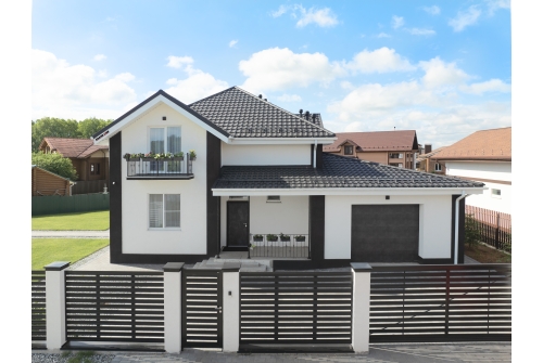 Металлочерепица "Квинта плюс" ("Kvinta plus") 0,5 Velur X RAL 9005 черный ПрофЛайн, купить Металлочерепица "Квинта плюс" ("Kvinta plus") 0,5 Velur X RAL 9005 черный в ПрофЛайн