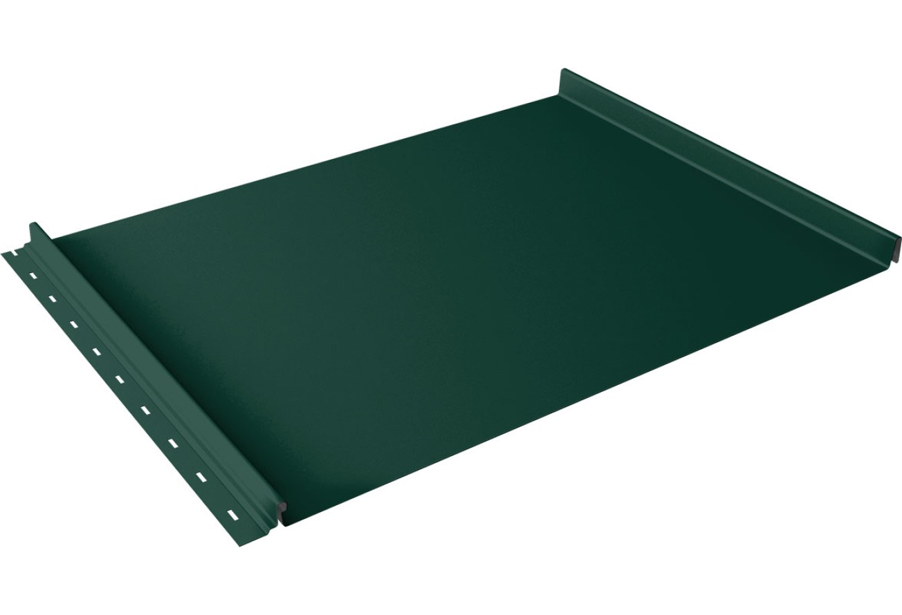 Кликфальц 0,45 Drap с пленкой на замках RAL 6005 зеленый мох ПрофЛайн, купить Кликфальц 0,45 Drap с пленкой на замках RAL 6005 зеленый мох в ПрофЛайн