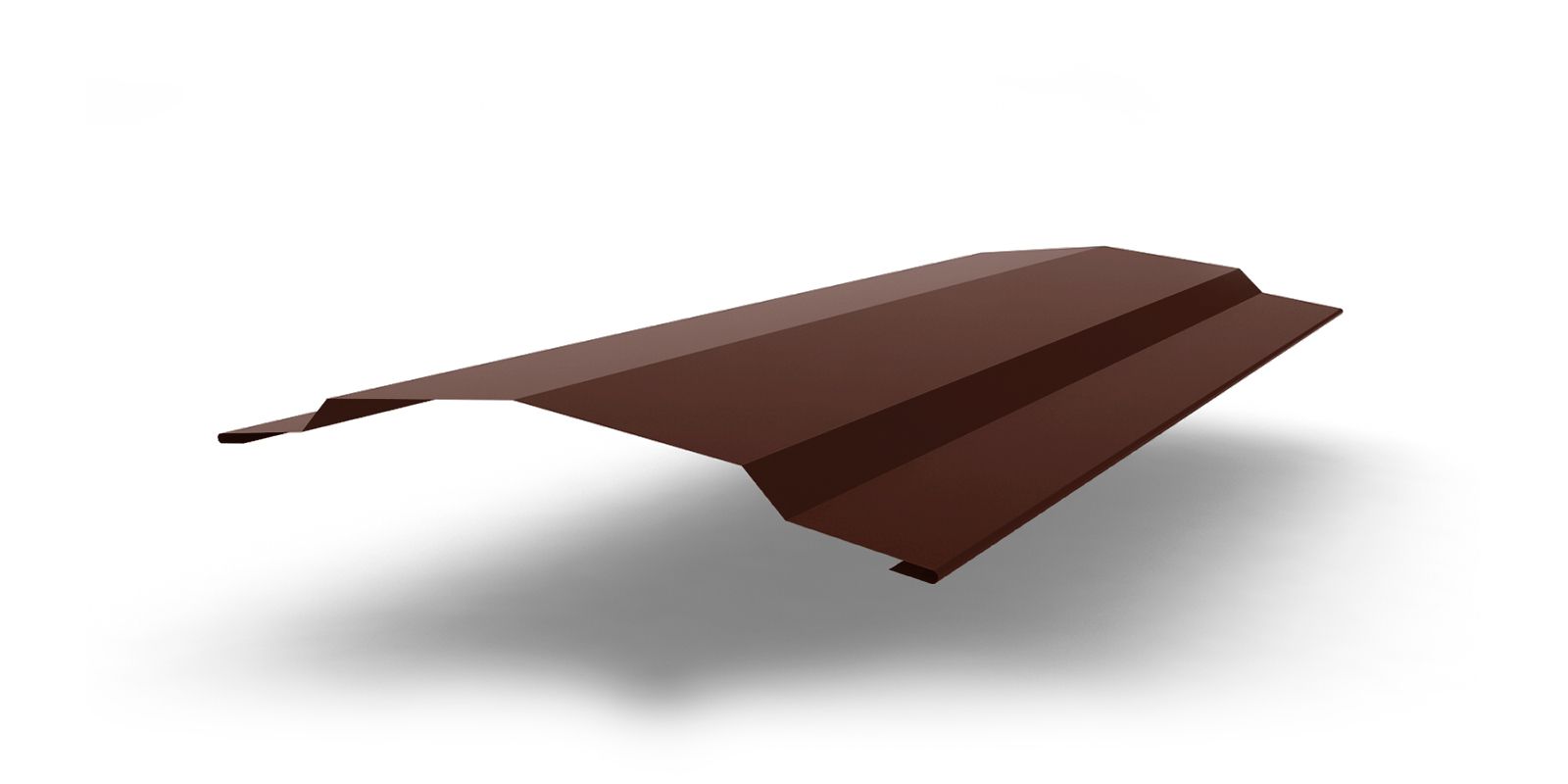 Планка конька для сэндвич-панелей с покрытием Полиэстер, цвет RAL 8017 ПрофЛайн, купить Планка конька для сэндвич-панелей с покрытием Полиэстер, цвет RAL 8017 в ПрофЛайн