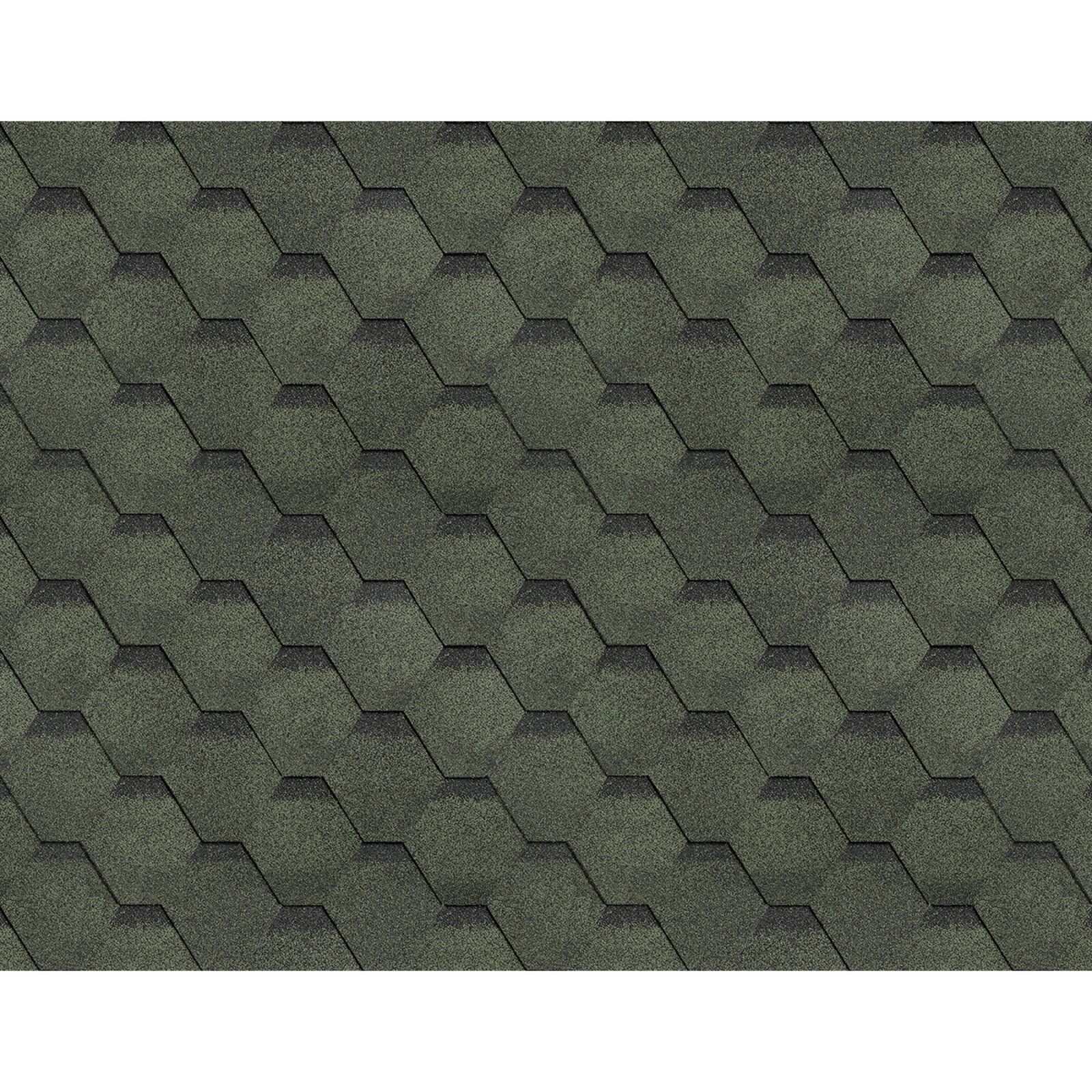 Гибкая черепица Соната, цвет зеленый ПрофЛайн, купить Гибкая черепица Соната, цвет зеленый в ПрофЛайн