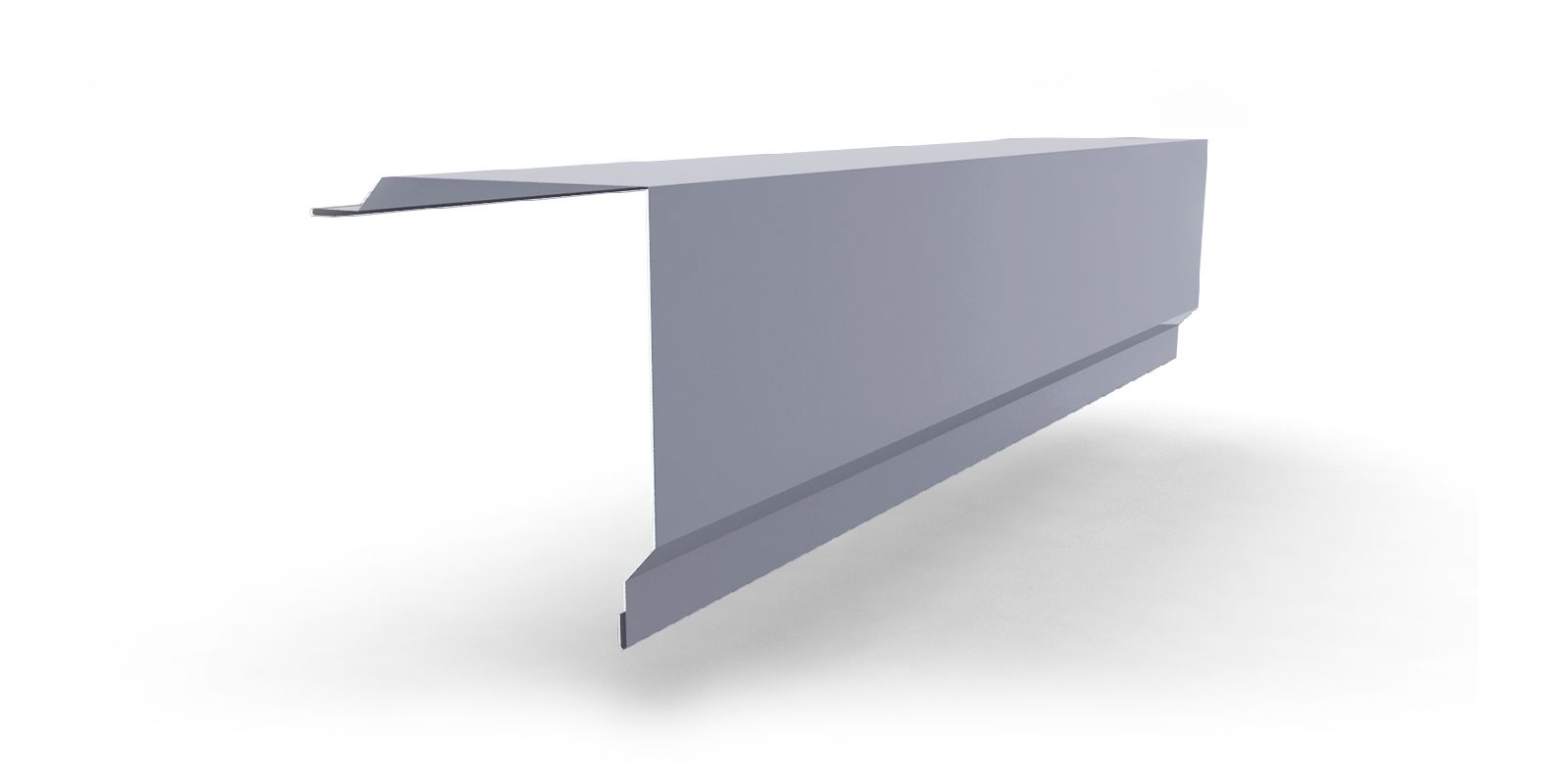 Планка угла наружного для сэндвич-панелей с покрытием PVDF, цвет RAL 9006 ПрофЛайн, купить Планка угла наружного для сэндвич-панелей с покрытием PVDF, цвет RAL 9006 в ПрофЛайн