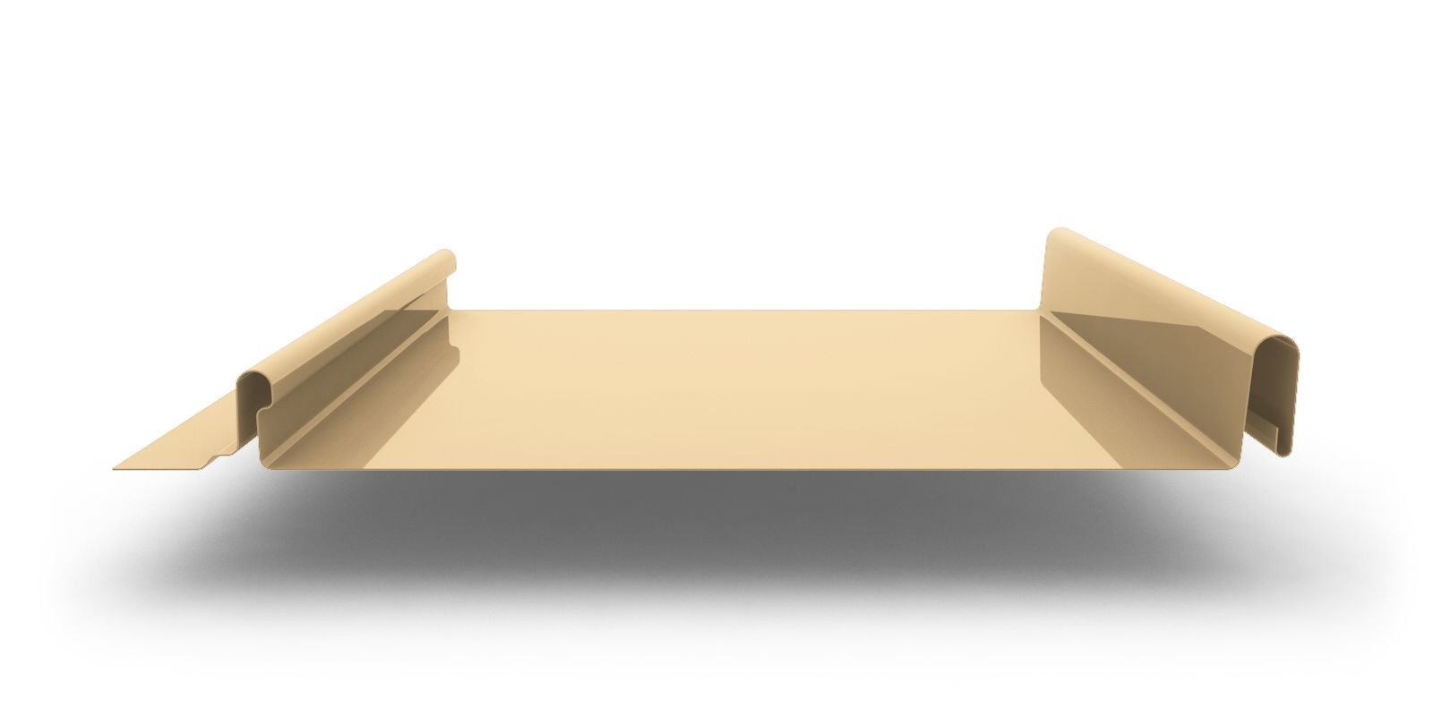 Кликфальц Mini с покрытием Полиэстер, толщина 0,45 мм, цвет RAL 1014 ПрофЛайн, купить Кликфальц Mini с покрытием Полиэстер, толщина 0,45 мм, цвет RAL 1014 в ПрофЛайн