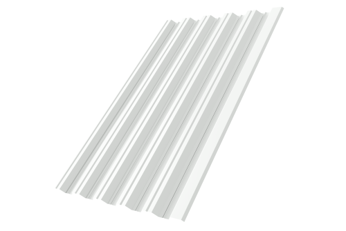 Профнастил НС35R Grand Line 0,45 Drap RAL 9003 сигнальный белый Профлайн