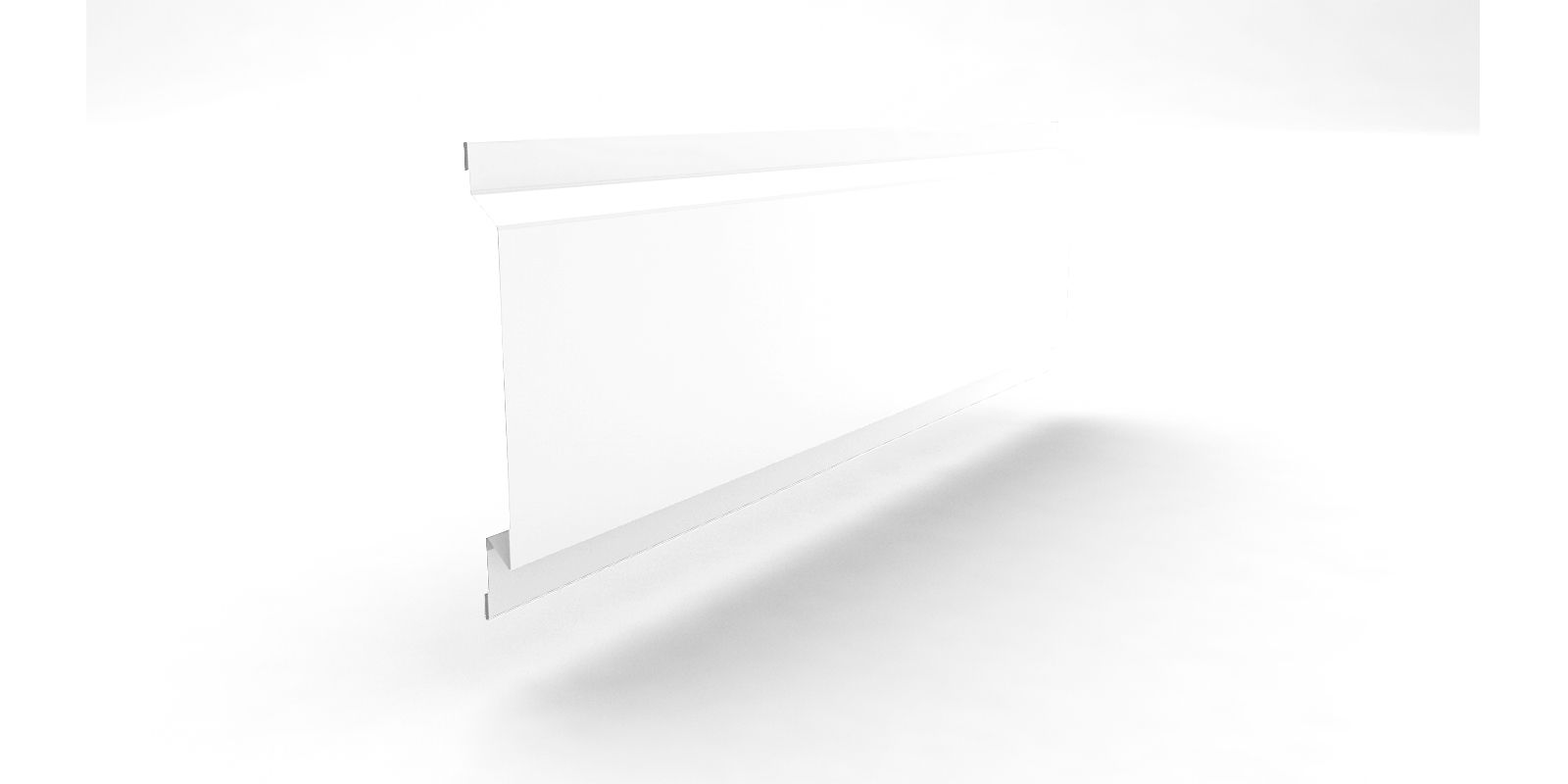 Планка горизонтального стыка сэндвич-панелей с покрытием Полиэстер, цвет RAL 9003 ПрофЛайн, купить Планка горизонтального стыка сэндвич-панелей с покрытием Полиэстер, цвет RAL 9003 в ПрофЛайн