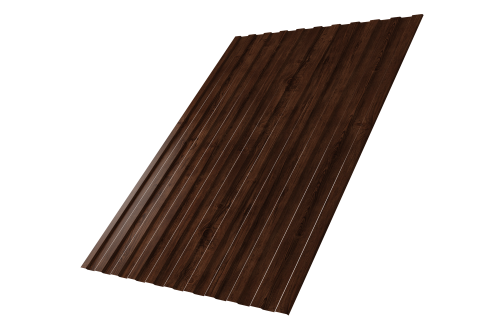 Профнастил С8A v03 Grand Line 0,45 Print Elite Cherry Wood TwinColor Профлайн