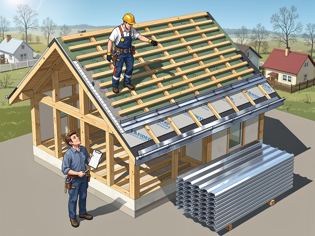 Подготовка крыши под профнастил: пошаговый чек‑лист, чтобы кровля служила 30 лет