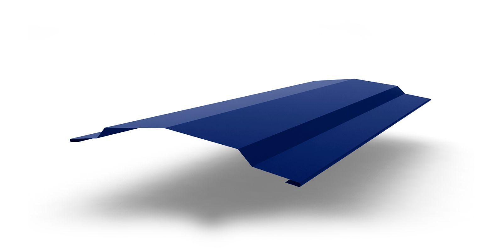 Планка конька для сэндвич-панелей с покрытием Полиэстер, цвет RAL 5005 ПрофЛайн, купить Планка конька для сэндвич-панелей с покрытием Полиэстер, цвет RAL 5005 в ПрофЛайн