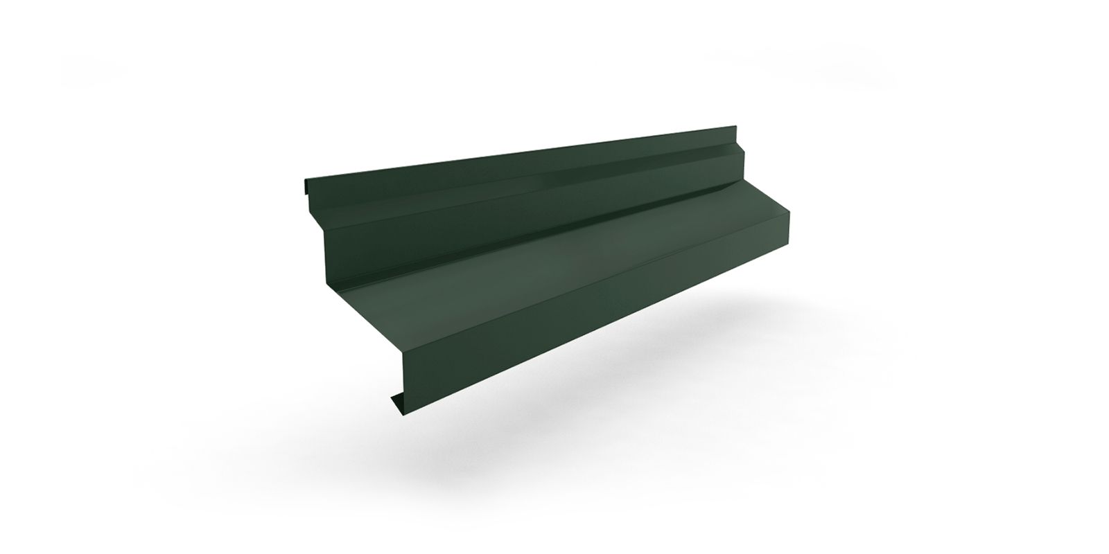 Планка отлива цокольного широкая для сэндвич-панелей с покрытием GreenCoat® Pural®, цвет RR 11 ПрофЛайн, купить Планка отлива цокольного широкая для сэндвич-панелей с покрытием GreenCoat® Pural®, цвет RR 11 в ПрофЛайн