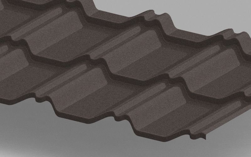 Модульная металлочерепица Kvinta Uno с покрытием Стальной бархат, цвет RAL 8019 ПрофЛайн, купить Модульная металлочерепица Kvinta Uno с покрытием Стальной бархат, цвет RAL 8019 в ПрофЛайн Модульная металлочерепица Kvinta Uno с покрытием Стальной бархат, цвет RAL 8019 ПрофЛайн, купить Модульная металлочерепица Kvinta Uno с покрытием Стальной бархат, цвет RAL 8019 в ПрофЛайн