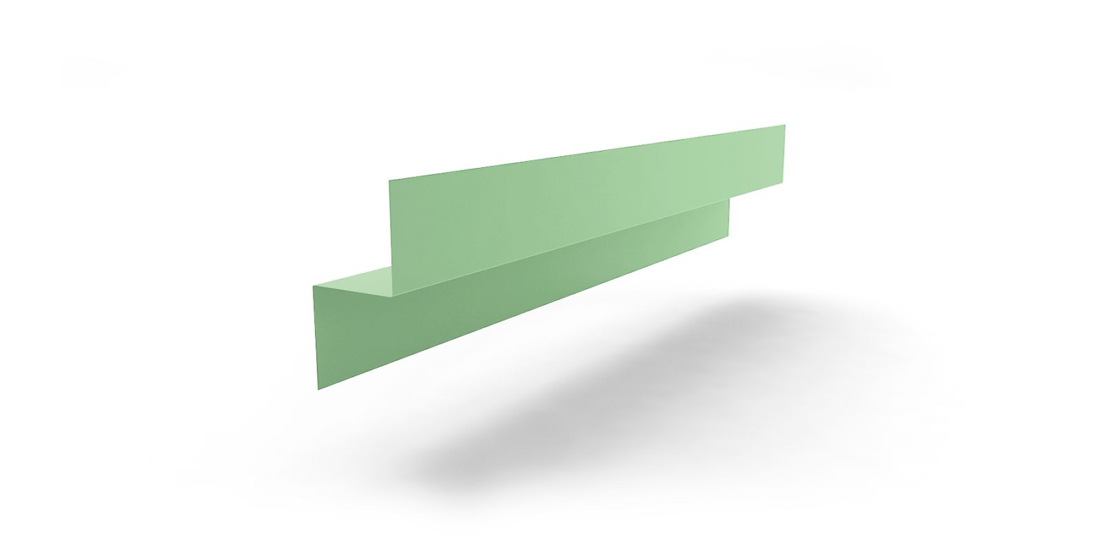 Планка Z-образная 30х23х3000 с покрытием Полиэстер, цвет RAL 6019 ПрофЛайн, купить Планка Z-образная 30х23х3000 с покрытием Полиэстер, цвет RAL 6019 в ПрофЛайн