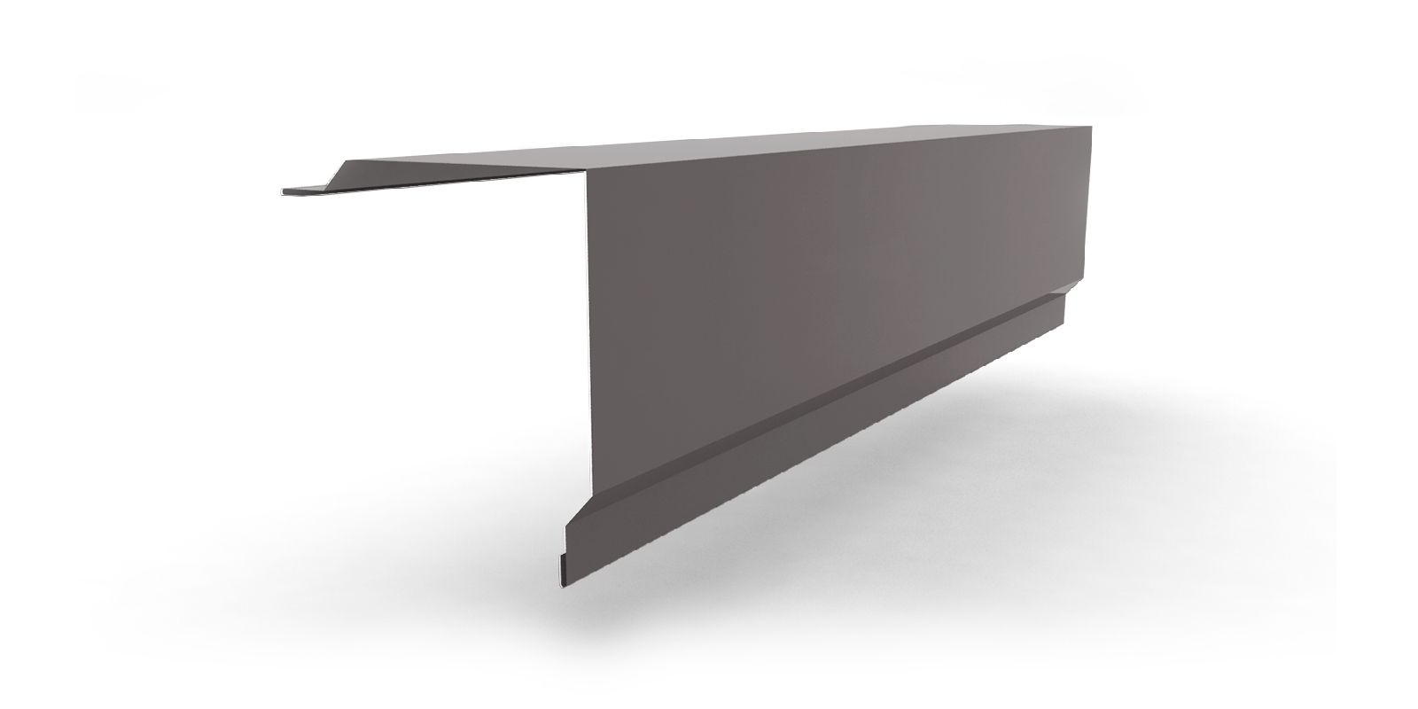 Планка угла наружного для сэндвич-панелей с покрытием PVDF, цвет RAL 7005 ПрофЛайн, купить Планка угла наружного для сэндвич-панелей с покрытием PVDF, цвет RAL 7005 в ПрофЛайн