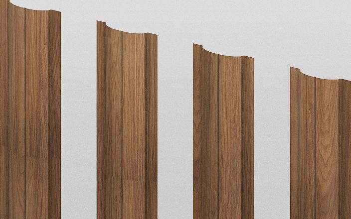 Штакетник металлический круглый, цвет золотой дуб, длина 2 м, двусторонняя окраска ПрофЛайн, купить Штакетник металлический круглый, цвет золотой дуб, длина 2 м, двусторонняя окраска в ПрофЛайн