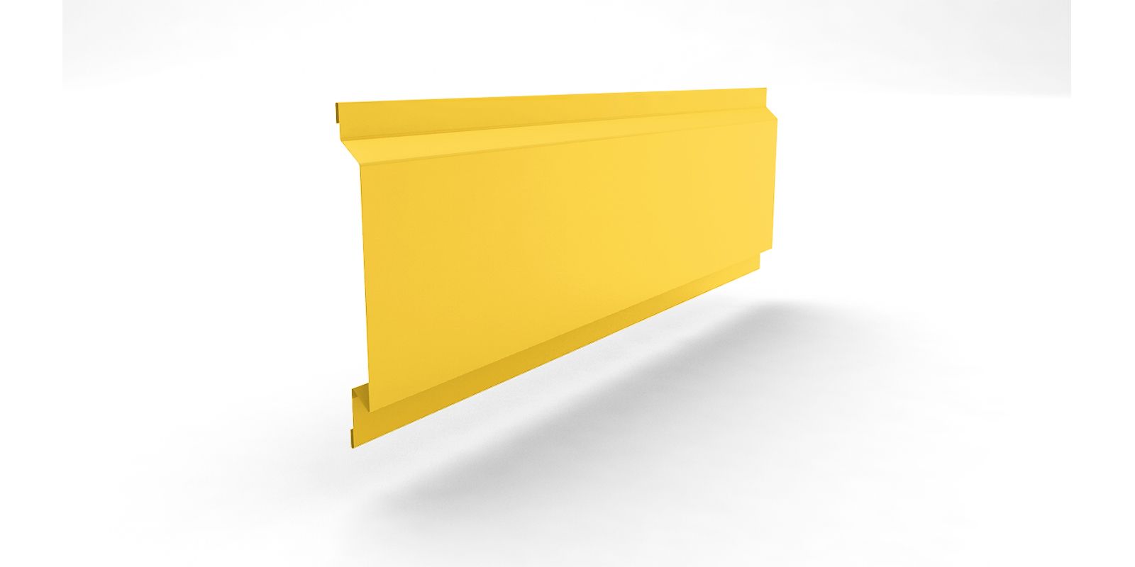 Планка горизонтального стыка сэндвич-панелей с покрытием Полиэстер, цвет RAL 1018 ПрофЛайн, купить Планка горизонтального стыка сэндвич-панелей с покрытием Полиэстер, цвет RAL 1018 в ПрофЛайн