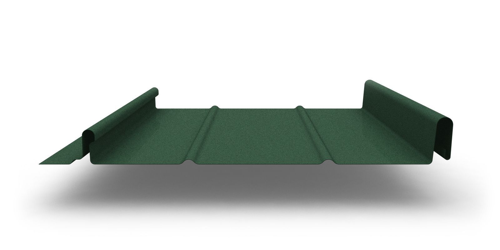 Кликфальц Line с покрытием Quarzit, толщина 0,50 мм, цвет RAL 6005 ПрофЛайн, купить Кликфальц Line с покрытием Quarzit, толщина 0,50 мм, цвет RAL 6005 в ПрофЛайн