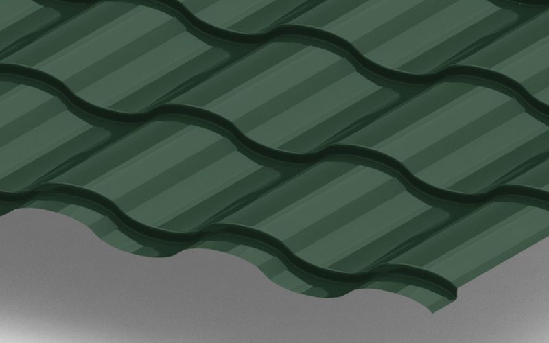 Металлочерепица Kredo с покрытием Satin®, 0,50 мм, цвет RAL 6005 ПрофЛайн, купить Металлочерепица Kredo с покрытием Satin®, 0,50 мм, цвет RAL 6005 в ПрофЛайн Металлочерепица Kredo с покрытием Satin®, 0,50 мм, цвет RAL 6005 ПрофЛайн, купить Металлочерепица Kredo с покрытием Satin®, 0,50 мм, цвет RAL 6005 в ПрофЛайн