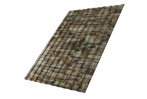 Профнастил С8A v02 Grand Line 0,45 Print Elite с пленкой Fine Stone TwinColor Профлайн