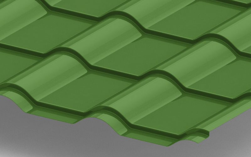 Металлочерепица Kamea с покрытием Полиэстер, 0,45 мм, цвет RAL 6002 ПрофЛайн, купить Металлочерепица Kamea с покрытием Полиэстер, 0,45 мм, цвет RAL 6002 в ПрофЛайн Металлочерепица Kamea с покрытием Полиэстер, 0,45 мм, цвет RAL 6002 ПрофЛайн, купить Металлочерепица Kamea с покрытием Полиэстер, 0,45 мм, цвет RAL 6002 в ПрофЛайн