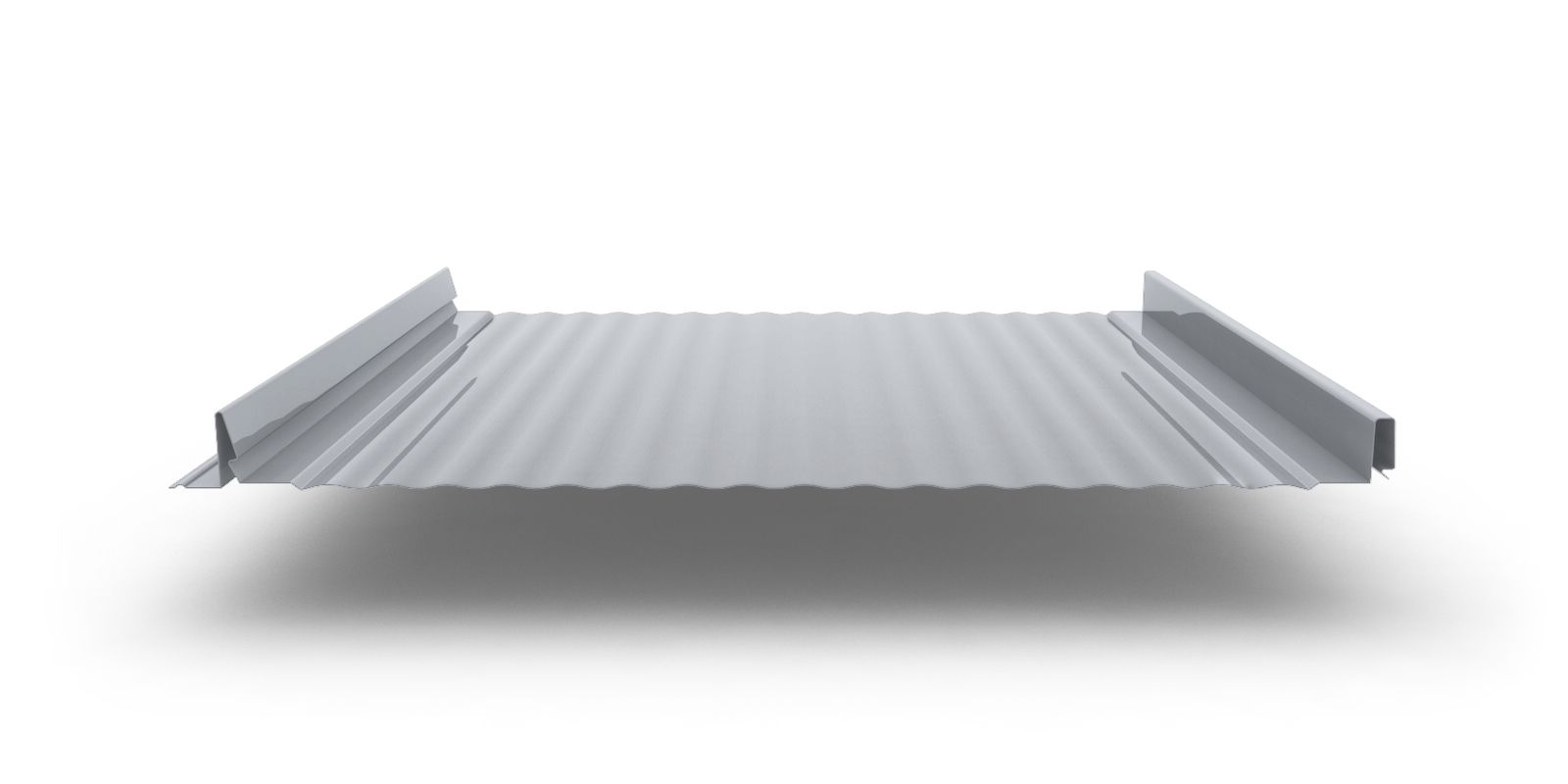 Кликфальц Pro Gofr с покрытием оцинковка, толщина 0,55 мм, цвет цинк ПрофЛайн, купить Кликфальц Pro Gofr с покрытием оцинковка, толщина 0,55 мм, цвет цинк в ПрофЛайн