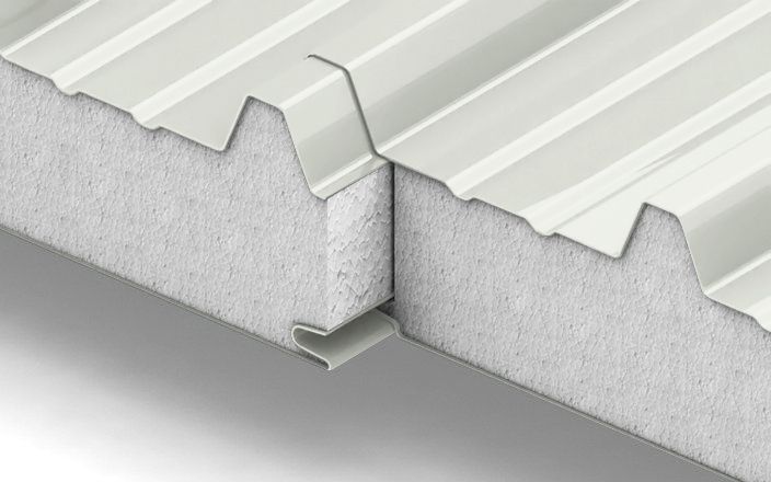 Кровельные сэндвич-панели с наполнителем из пенополистирола толщиной 250 мм, цвет RAL 9002 ПрофЛайн, купить Кровельные сэндвич-панели с наполнителем из пенополистирола толщиной 250 мм, цвет RAL 9002 в ПрофЛайн