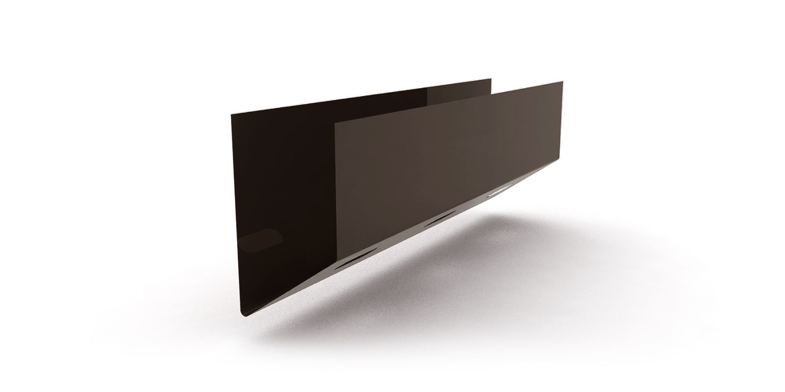 Планка нижняя кассетная с покрытием PVDF, толщина 0,50 мм, цвет RR 32 ПрофЛайн, купить Планка нижняя кассетная с покрытием PVDF, толщина 0,50 мм, цвет RR 32 в ПрофЛайн