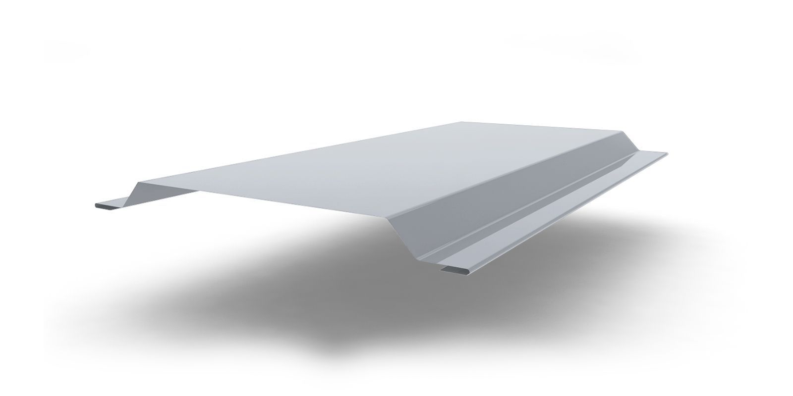 Планка вертикального стыка сэндвич-панелей с покрытием оцинковка, цвет цинк ПрофЛайн, купить Планка вертикального стыка сэндвич-панелей с покрытием оцинковка, цвет цинк в ПрофЛайн