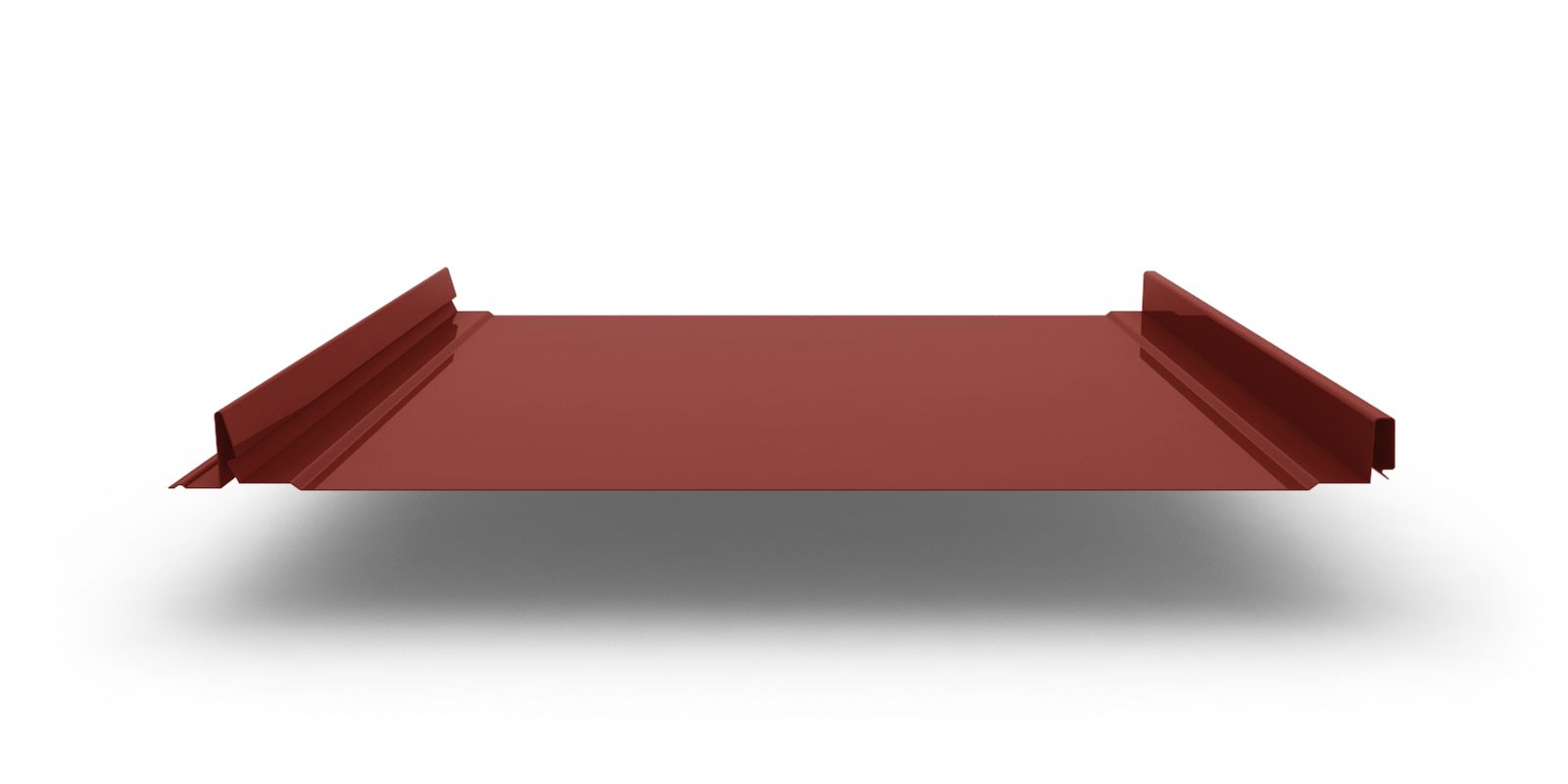 Кликфальц Pro с покрытием GreenCoat® Pural®, толщина 0,50 мм, цвет RAL 8004 ПрофЛайн, купить Кликфальц Pro с покрытием GreenCoat® Pural®, толщина 0,50 мм, цвет RAL 8004 в ПрофЛайн