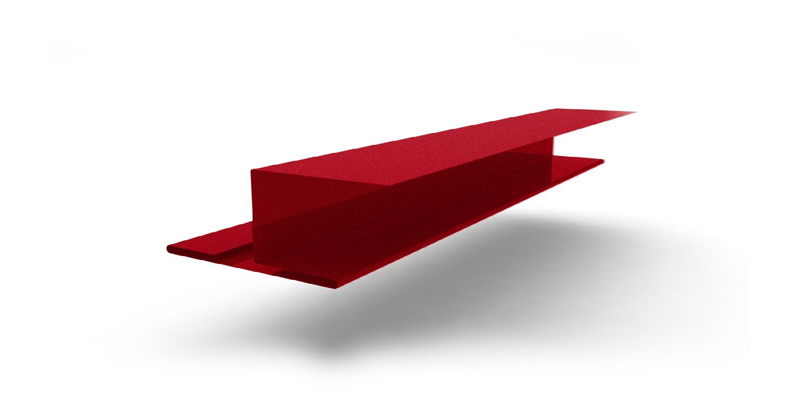 Планка стыковочная универсальная 50х25х3000 с покрытием VikingMP®, цвет RAL 3011 ПрофЛайн, купить Планка стыковочная универсальная 50х25х3000 с покрытием VikingMP®, цвет RAL 3011 в ПрофЛайн