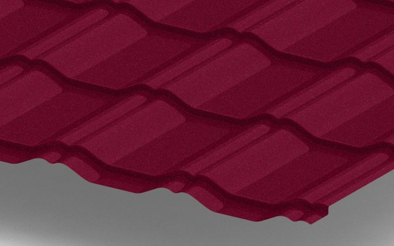 Металлочерепица Kvinta Plus с покрытием Drap®, 0,45 мм, цвет RAL 3005 ПрофЛайн, купить Металлочерепица Kvinta Plus с покрытием Drap®, 0,45 мм, цвет RAL 3005 в ПрофЛайн Металлочерепица Kvinta Plus с покрытием Drap®, 0,45 мм, цвет RAL 3005 ПрофЛайн, купить Металлочерепица Kvinta Plus с покрытием Drap®, 0,45 мм, цвет RAL 3005 в ПрофЛайн