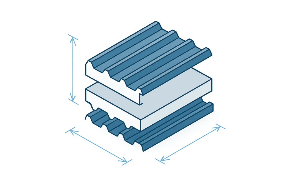 Таблица несущей способности стеновых сэндвич-панелей: расчёты, толщина и применение ПрофЛайн
